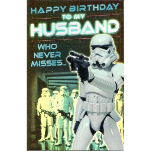 Поздравительная открытка Star Wars Моему мужу
